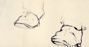 1905 ca. - Empirismo (studio per i piedi del carcerato del III pannello)